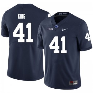 #41 Kobe King Penn State Navy Mens Jersey Stitched College Football 379528-384