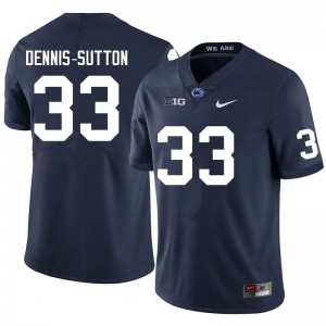 #33 Dani Dennis-Sutton Penn State Navy Mens Jersey 2024-25 College Football 873726-491