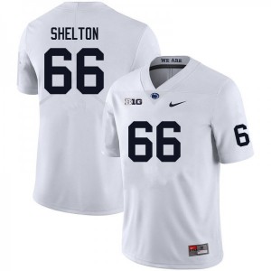 #66 Drew Shelton Penn State White Men's Jersey Stitched College Football 633012-622