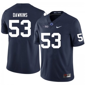 #53 Nick Dawkins Penn State Navy Men's Jersey Alumni College Football 824940-566