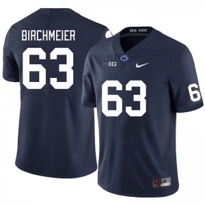 #63 Alex Birchmeier PSU Navy Men Jersey Limited College Football 921594-989