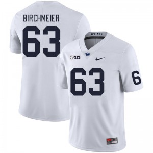 #63 Alex Birchmeier Penn State Nittany Lions White Men Jersey Embroidery College Football 281277-780