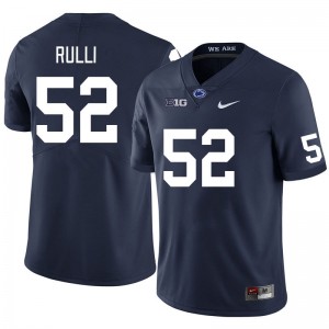 #52 Dominic Rulli PSU Navy Men's Jersey Stitched College Football 426797-319