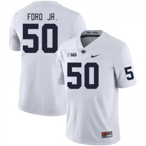 #50 Alonzo Ford Jr. PSU White Men Jersey High School College Football 230067-774