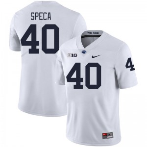#40 Anthony Speca Penn State White Mens Jersey Alumni College Football 485275-468