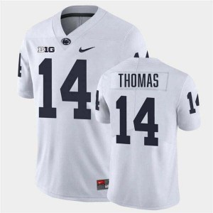 #14 Braz Thomas PSU Nittany Lions White Men's Jersey Stitched College Football 884212-447