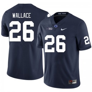 #26 Cam Wallace Penn State Navy Mens Jersey Embroidery College Football 437103-106
