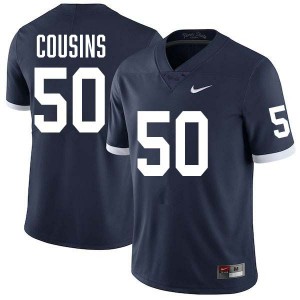 #50 Cooper Cousins Nittany Lions Retro Navy Men Jersey Stitched College Football 694414-217