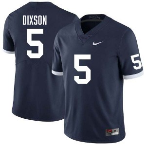 #5 Daryus Dixson Nittany Lions Retro Navy Mens Jersey Stitched College Football 981089-558