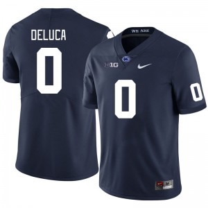 #0 Dominic DeLuca PSU Lions Navy Mens Jersey Official College Football 660854-987