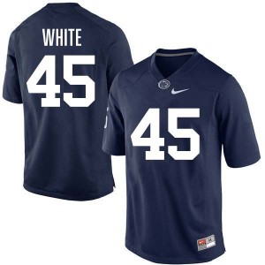#45 Enai White Lions Navy Men Jersey Stitched College Football 995774-189