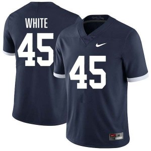 #45 Enai White PSU Retro Navy Mens Jersey Stitched College Football 388742-611