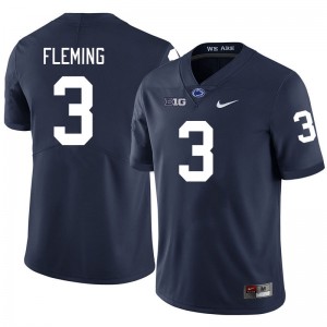 #3 Julian Fleming Penn State Lions Navy Mens Jersey University College Football 241870-859