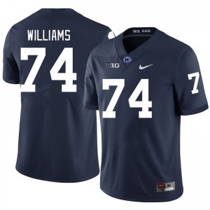 #74 J'ven Williams Lions Navy Mens Jersey 2024 College Football 943692-571