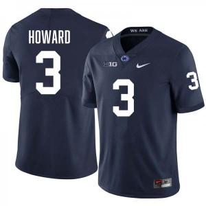 #3 Koby Howard Penn State Nittany Lions Navy Men Jersey Stitched College Football 641132-228