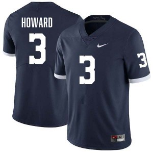 #3 Koby Howard Lions Retro Navy Men's Jersey Stitched College Football 147308-488