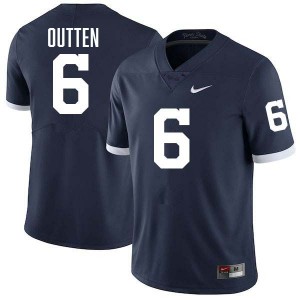 #6 Matt Outten Nittany Lions Retro Navy Men's Jersey Stitched College Football 817671-382
