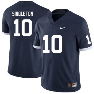 #10 Nicholas Singleton PSU Nittany Lions Retro Men Jersey Limited College Football 714029-687