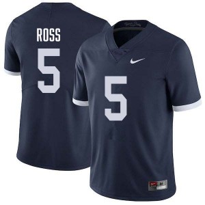 #5 Devonte Ross Penn State Retro Navy Men's Jersey Stitched College Football 582155-620
