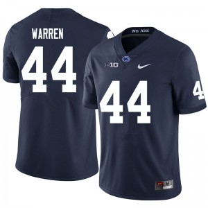 #44 Tyler Warren PSU Nittany Lions Navy Mens Jersey Embroidery College Football 770068-547