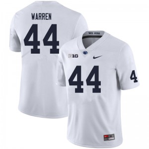 #44 Tyler Warren Nittany Lions White Men's Jersey Replica College Football 192136-537