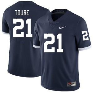 #21 Vaboue Toure Penn State Lions Retro Mens Jersey Embroidery College Football 527091-505