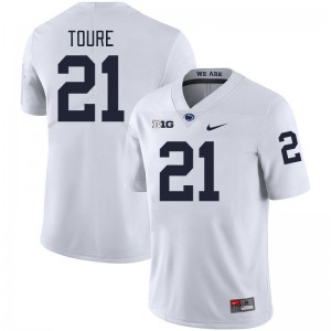 #21 Vaboue Toure Penn State White Men's Jersey Limited College Football 894140-743