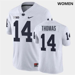 #14 Braz Thomas Penn State White Women's Jersey Stitched College Football 308790-719