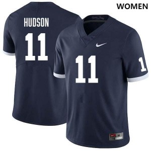 #11 Kyron Hudson Nittany Lions Retro Navy Women Jersey Stitched College Football 721819-798