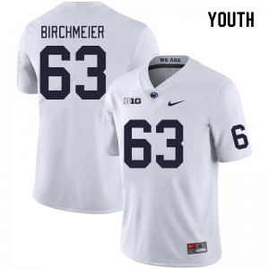 #63 Alex Birchmeier PSU White Youth Jersey Alumni College Football 665444-131
