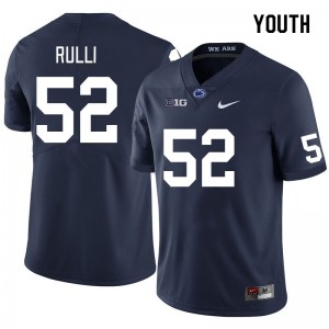 #52 Dominic Rulli Penn State Navy Youth Jersey Stitched College Football 159770-579