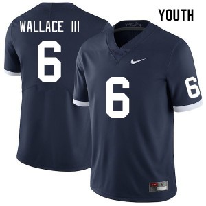 #6 Harrison Wallace III PSU Nittany Lions Retro Youth Jersey Official College Football 660537-235