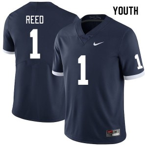 #1 Jaylen Reed Nittany Lions Retro Youth Jersey Replica College Football 390460-391