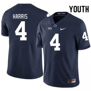 #4 A.J. Harris Penn State Nittany Lions Navy Youth Jersey Alumni College Football 593736-371