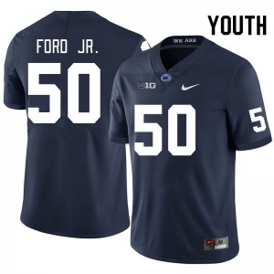 #50 Alonzo Ford Jr. Penn State Navy Youth Jersey High School College Football 555627-244