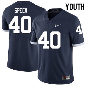 #40 Anthony Speca Penn State Nittany Lions Retro Youth Jersey NCAA College Football 653337-496