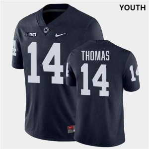 #14 Braz Thomas PSU Lions Navy Youth Jersey Stitched College Football 494621-112