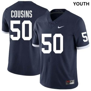 #50 Cooper Cousins Penn State Nittany Lions Retro Navy Youth Jersey Stitched College Football 511601-204