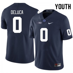 #0 Dominic DeLuca Penn State Navy Youth Jersey High School College Football 454797-878