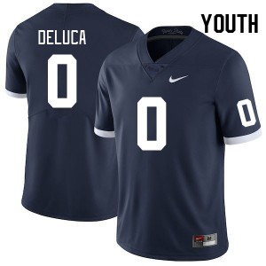 #0 Dominic DeLuca Nittany Lions Retro Youth Jersey Player College Football 639054-935