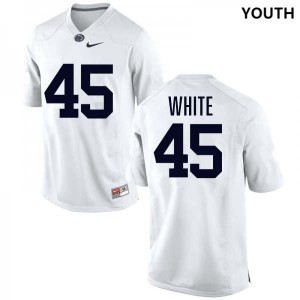 #45 Enai White Penn State White Youth Jersey Stitched College Football 369094-762