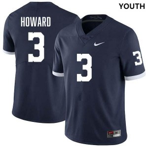 #3 Koby Howard Penn State Lions Retro Navy Youth Jersey Stitched College Football 524751-194