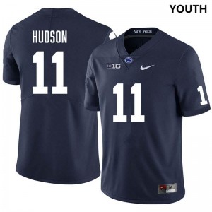 #11 Kyron Hudson PSU Nittany Lions Navy Youth Jersey Stitched College Football 600554-786