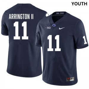 #11 LaVar Arrington II PSU Lions Navy Youth Jersey Stitched College Football 867458-612