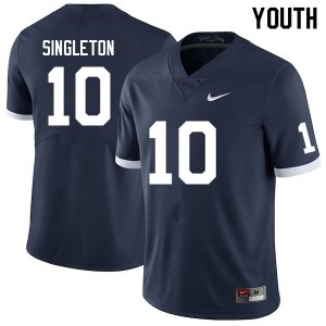 #10 Nicholas Singleton Lions Retro Youth Jersey NCAA College Football 831677-625