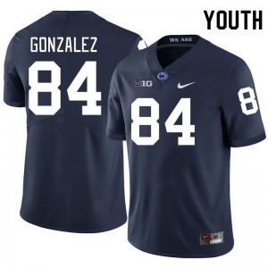 #84 Peter Gonzalez Lions Navy Youth Jersey Game College Football 122711-417