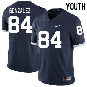 #84 Peter Gonzalez Nittany Lions Retro Youth Jersey 2024 College Football 678958-404