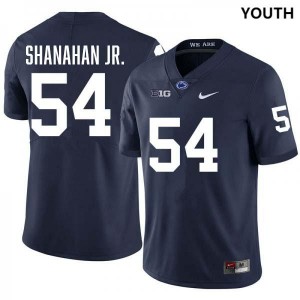 #54 TJ Shanahan Jr. Penn State Navy Youth Jersey Stitched College Football 682138-792
