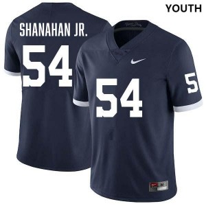 #54 TJ Shanahan Jr. Penn State Retro Navy Youth Jersey Stitched College Football 629234-333