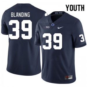 #39 Ty Blanding Penn State Navy Youth Jersey Game College Football 585154-534
